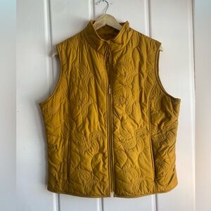 Pendleton Mustard Yellow Quilted Women's Vest